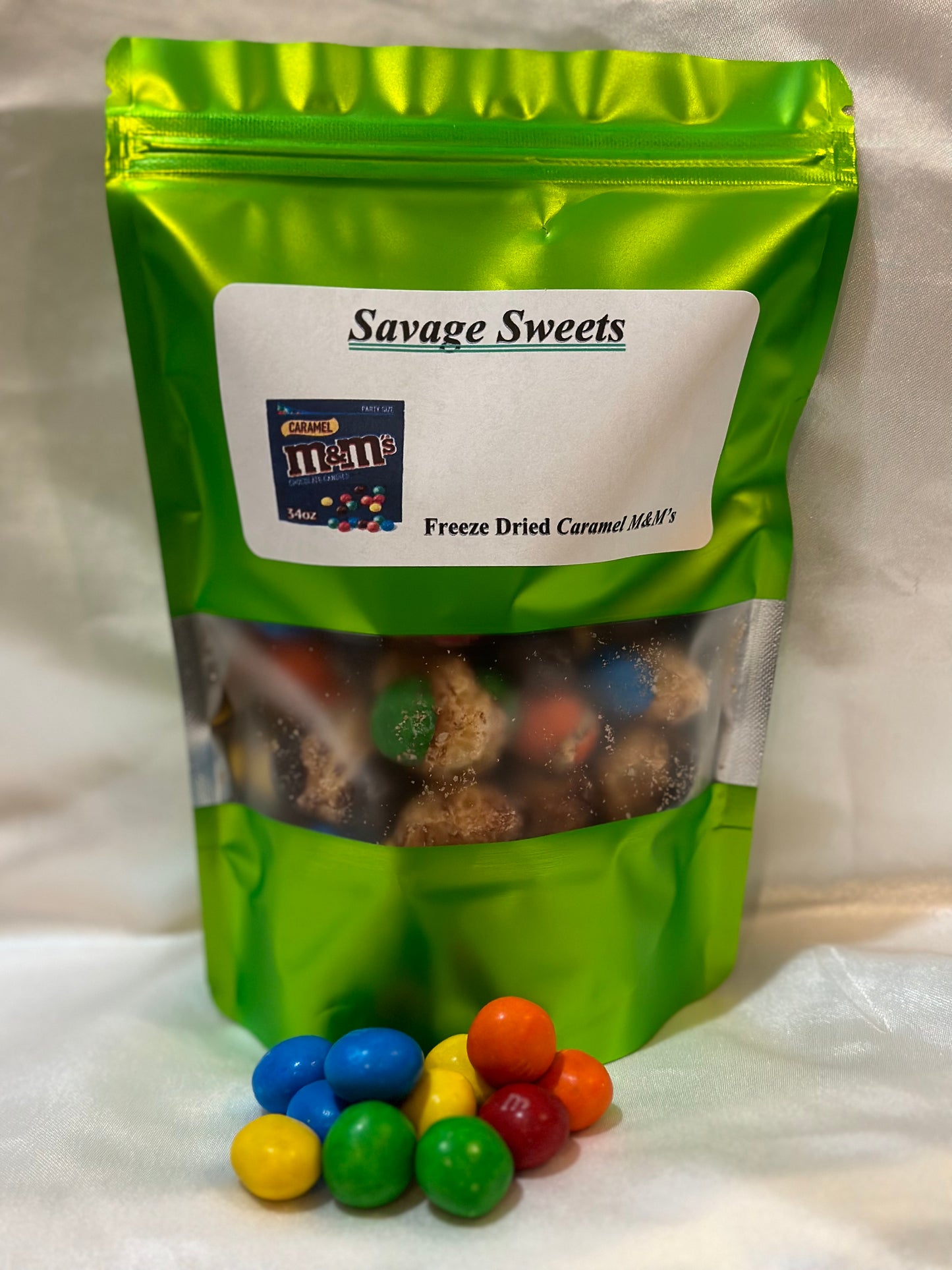 Freeze dried Caramel M&M’s